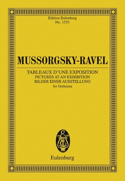 Mussorgsky: Pictures at an Exhibition (Study Score) published by Eulenburg